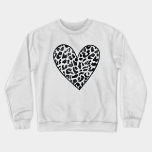Leopard Heart Crewneck Sweatshirt